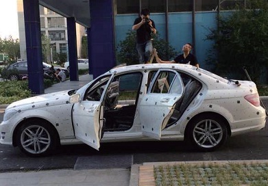 汽車、船模等大型物體掃描